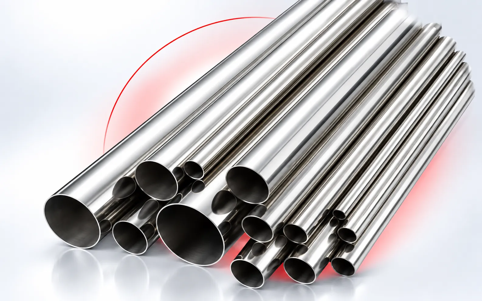 Honed cylinder tubes with mirror-polished bores